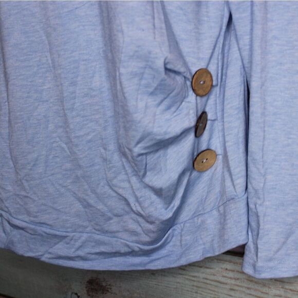 Women's V Neck Long Sleeves Top Large - Picture 4 of 4